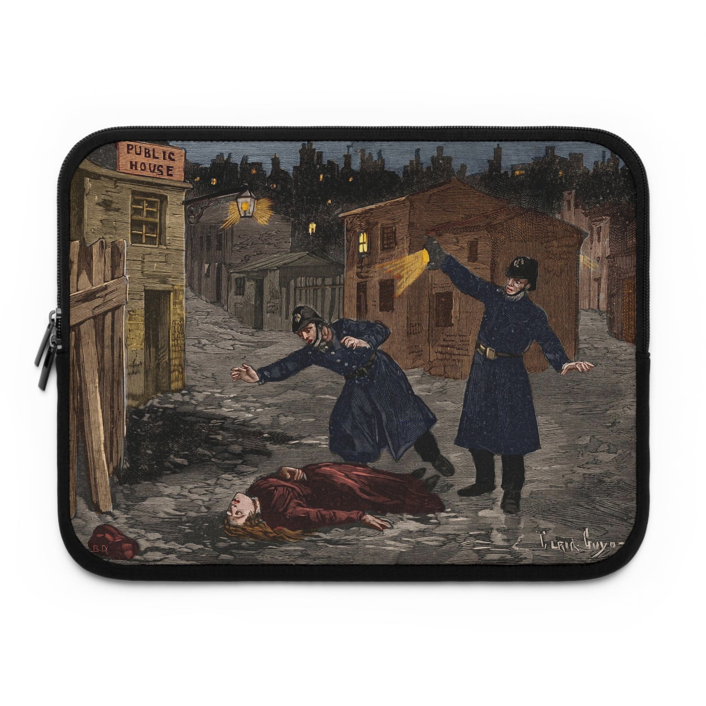 Le Dernier Crime de Jack l'Éventreur 1891 Laptop Sleeve