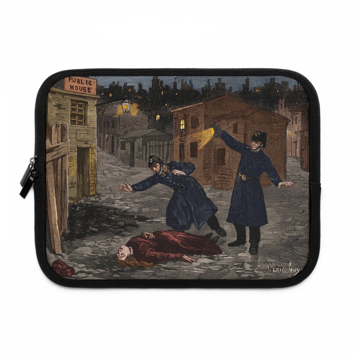 Le Dernier Crime de Jack l'Éventreur 1891 Laptop Sleeve