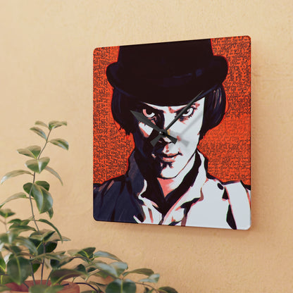 A Clockwork Orange Quotes Acrylic Wall Clock
