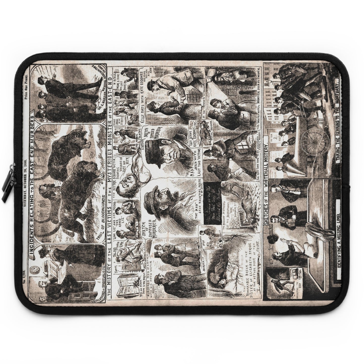 Jack The Ripper East End Murders Circa 1888 Laptop Sleeve