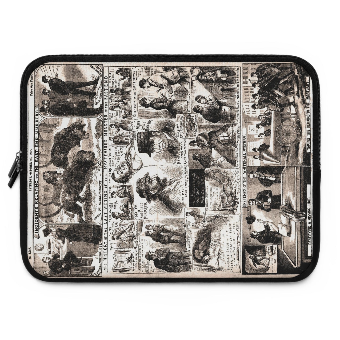Jack The Ripper East End Murders Circa 1888 Laptop Sleeve