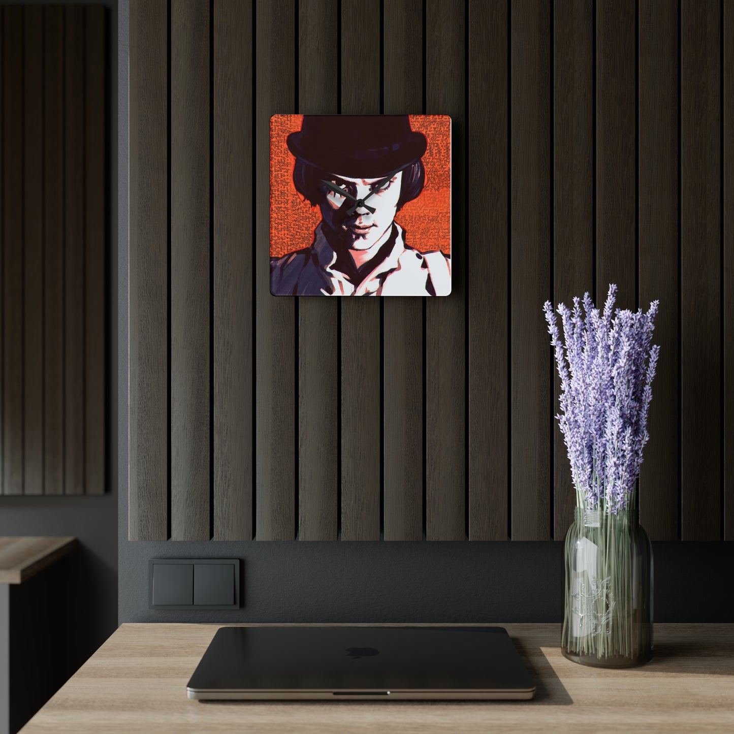 A Clockwork Orange Quotes Acrylic Wall Clock