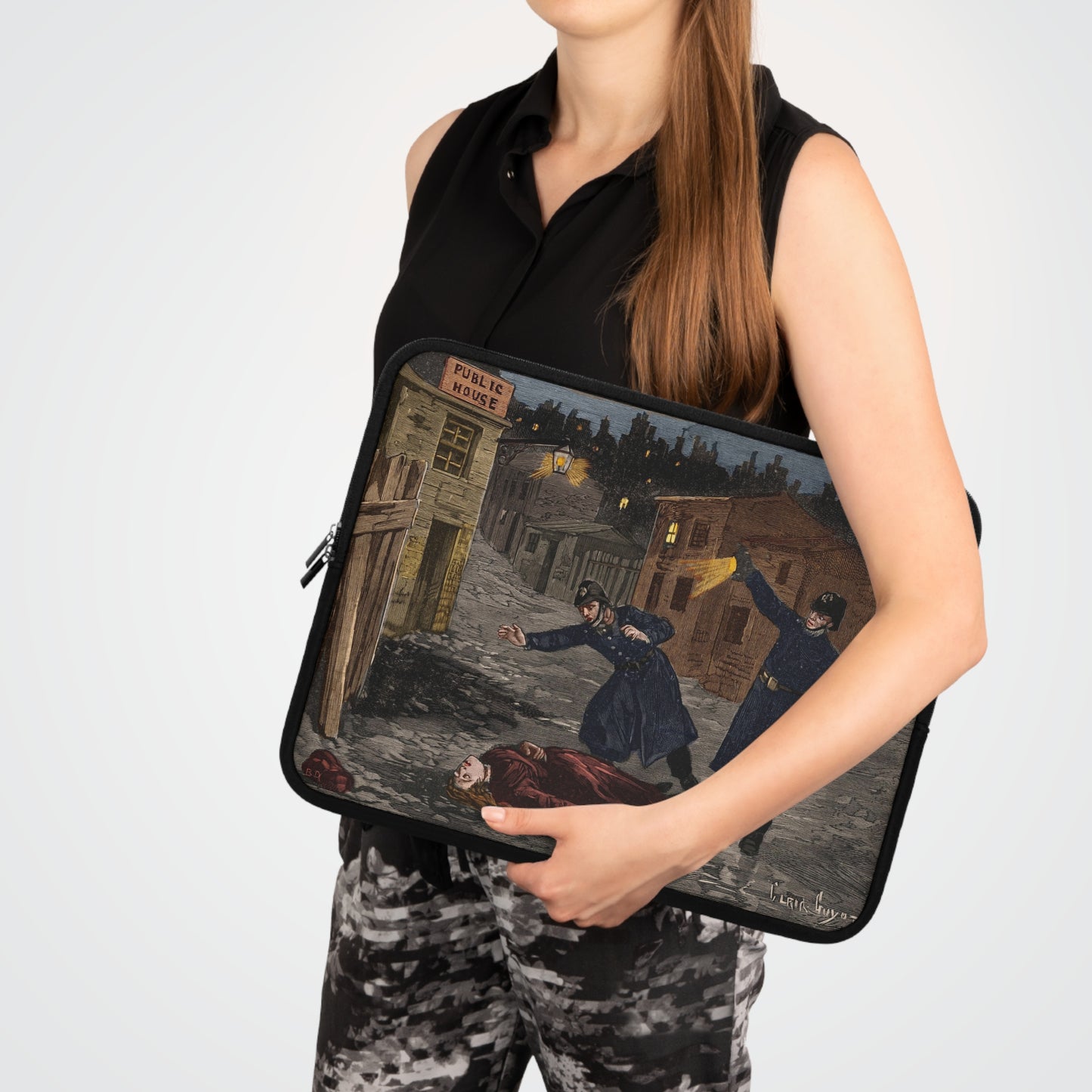 Le Dernier Crime de Jack l'Éventreur 1891 Laptop Sleeve