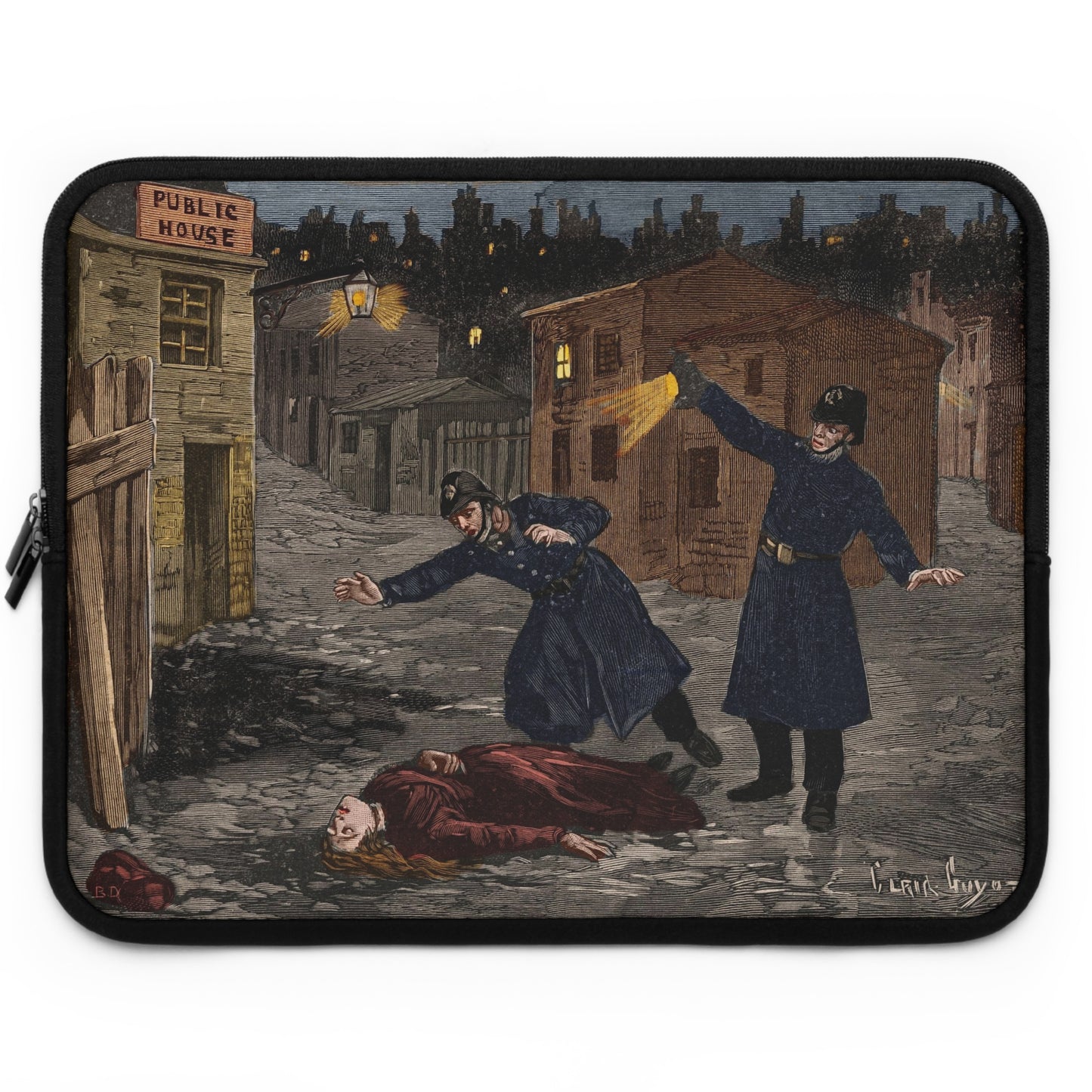 Le Dernier Crime de Jack l'Éventreur 1891 Laptop Sleeve