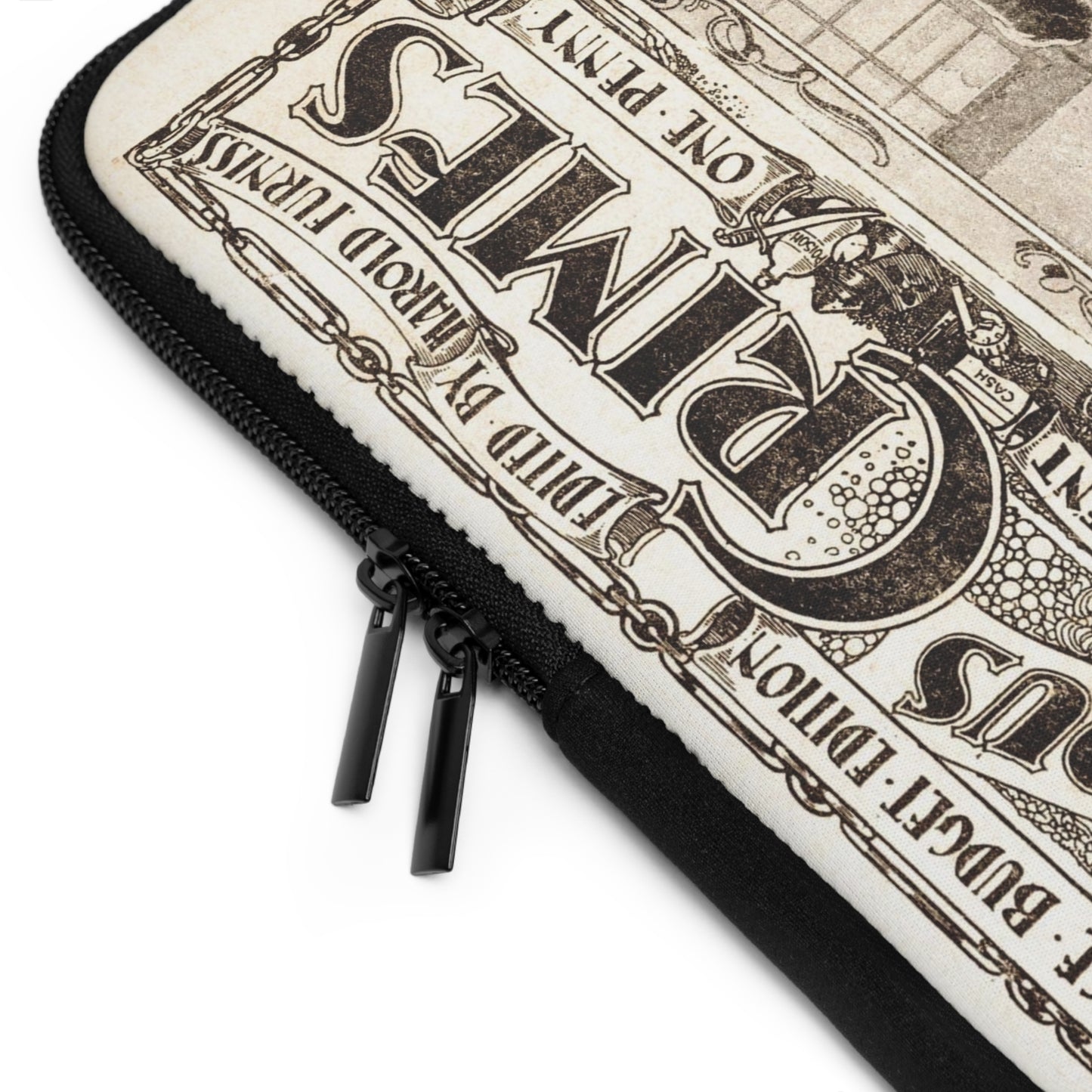 The Discovery of Jack the Ripper's First Murder Circa 1903 Laptop Sleeve