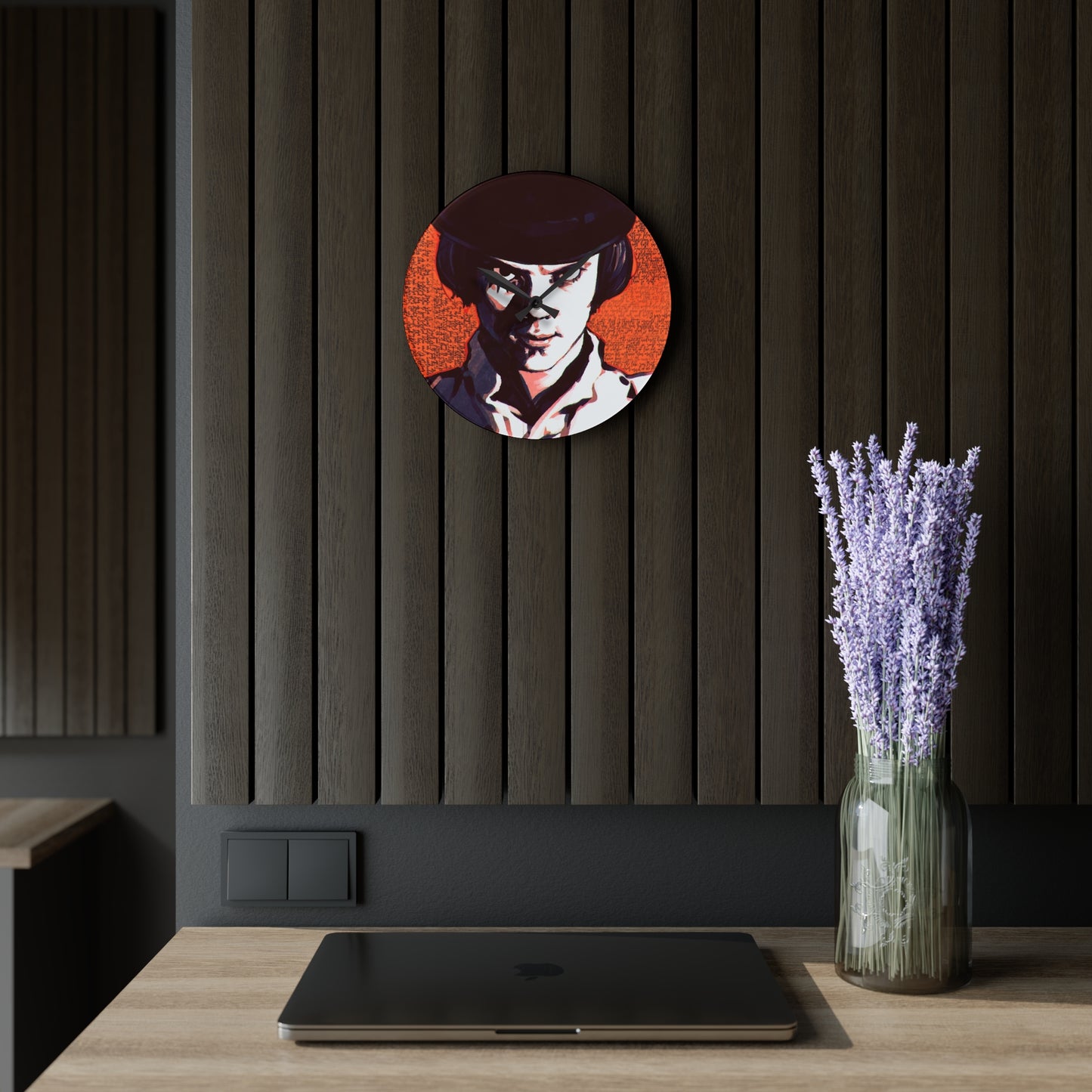 A Clockwork Orange Quotes Acrylic Wall Clock