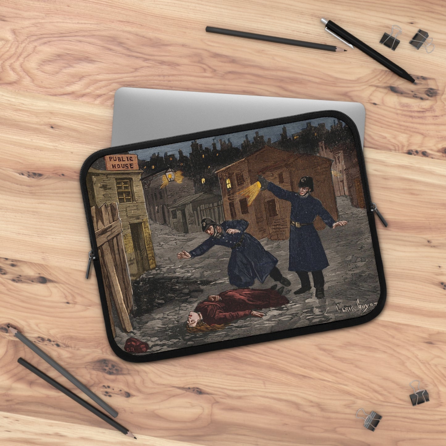Le Dernier Crime de Jack l'Éventreur 1891 Laptop Sleeve