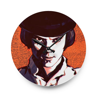 A Clockwork Orange Quotes Acrylic Wall Clock