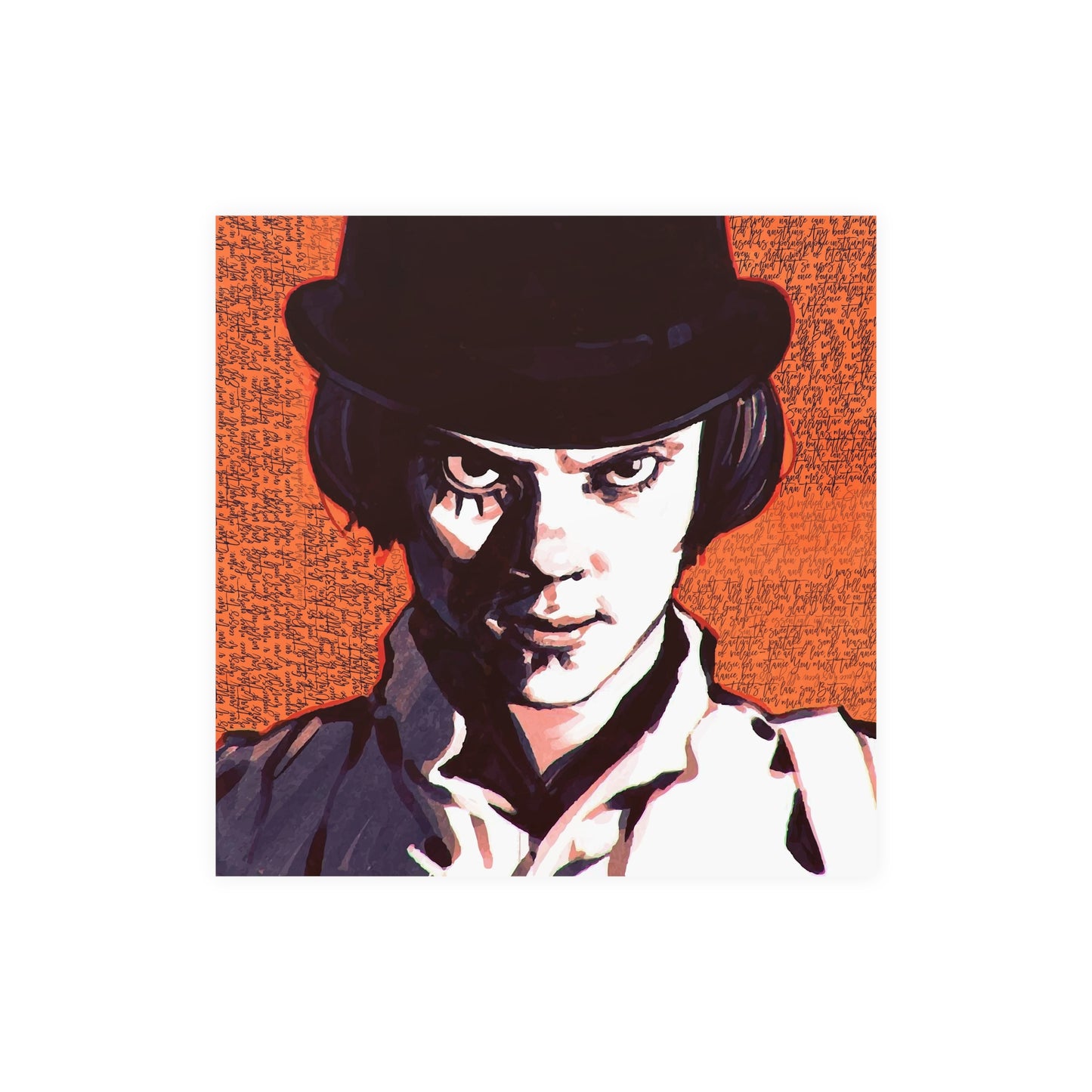 A Clockwork Orange Quotes Square Poster