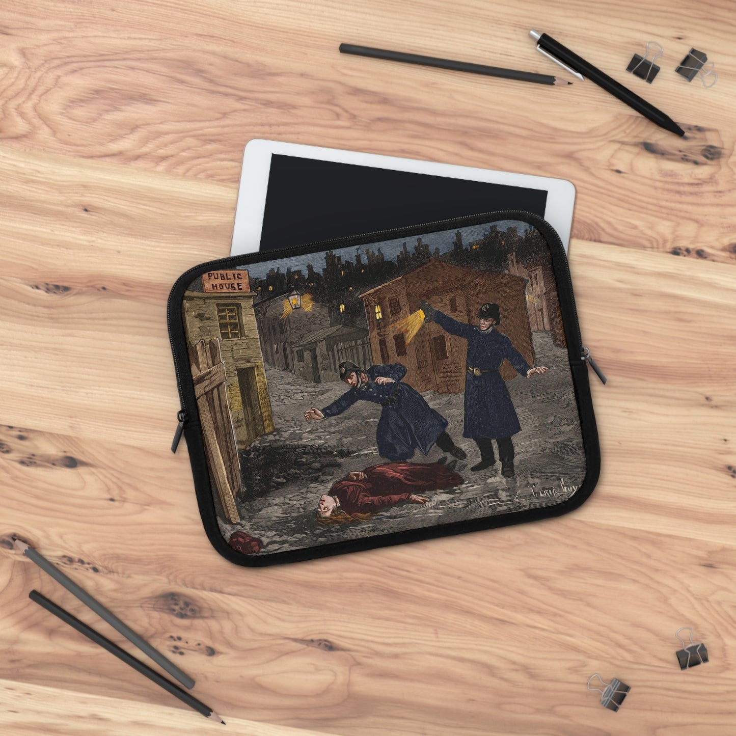 Le Dernier Crime de Jack l'Éventreur 1891 Laptop Sleeve