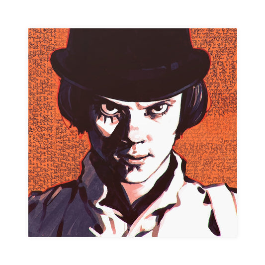 A Clockwork Orange Quotes Square Poster