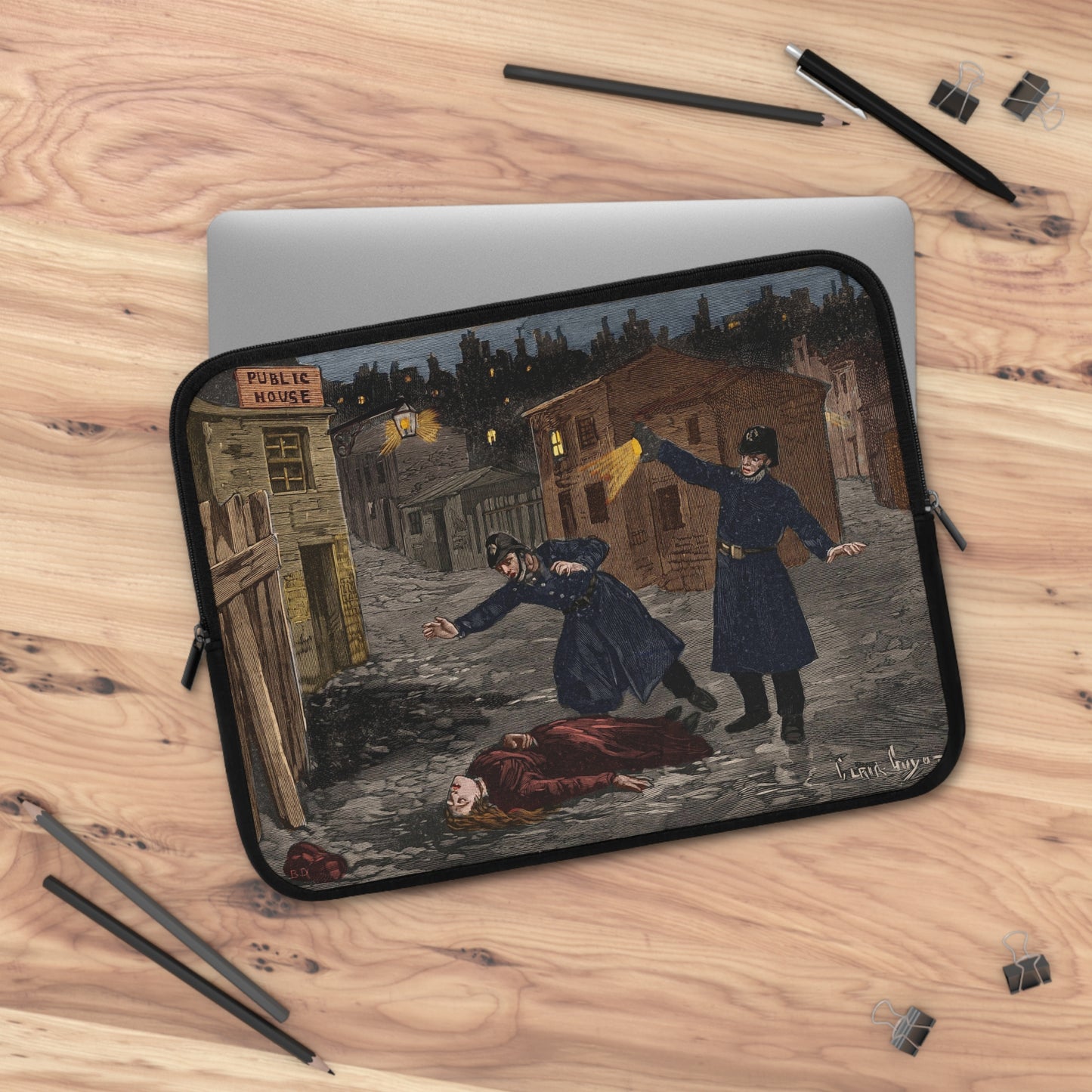 Le Dernier Crime de Jack l'Éventreur 1891 Laptop Sleeve