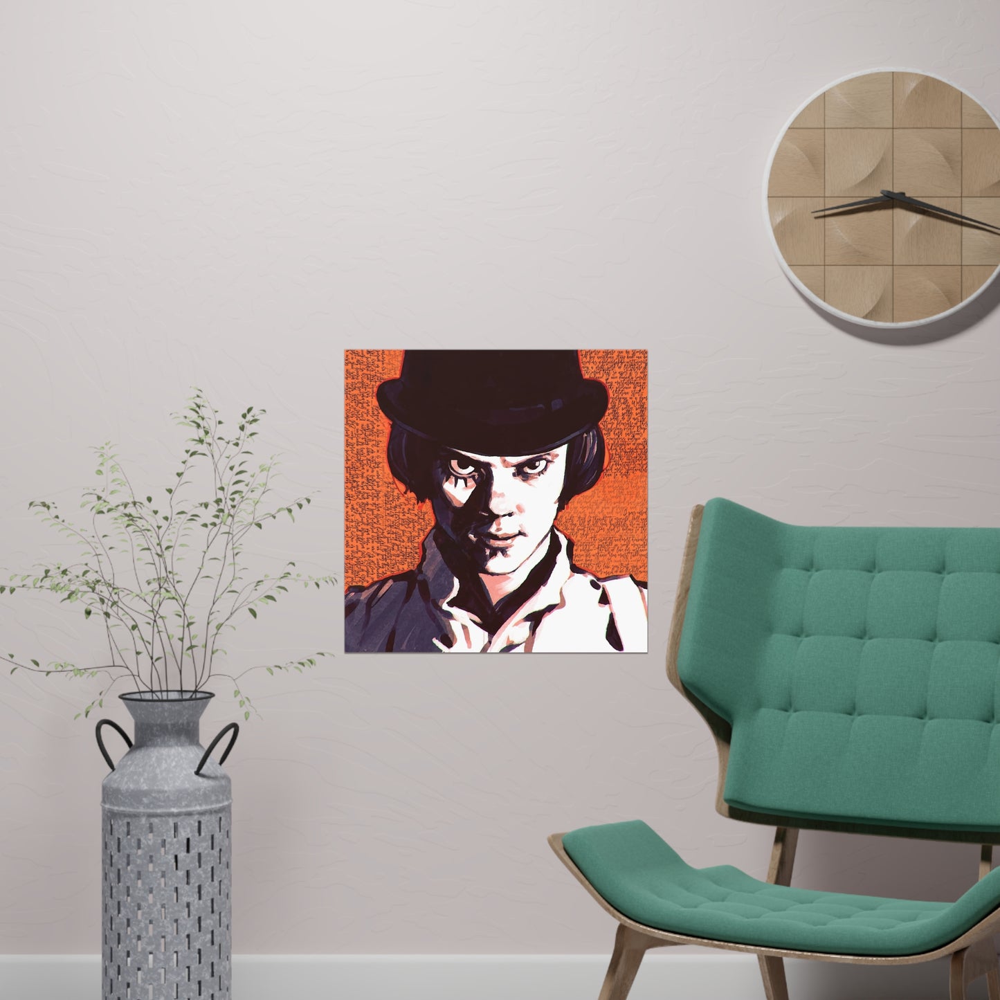 A Clockwork Orange Quotes Square Poster