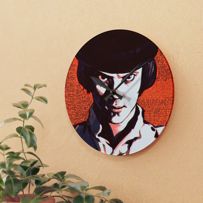 A Clockwork Orange Quotes Acrylic Wall Clock